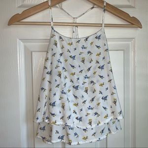 forever 21 loose floral tank